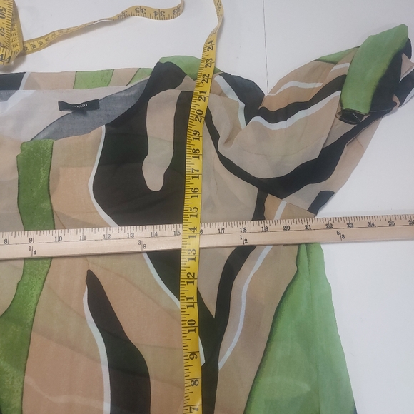 ALFANI Striped Longsleeve Blouse Size Large. - Picture 8 of 15